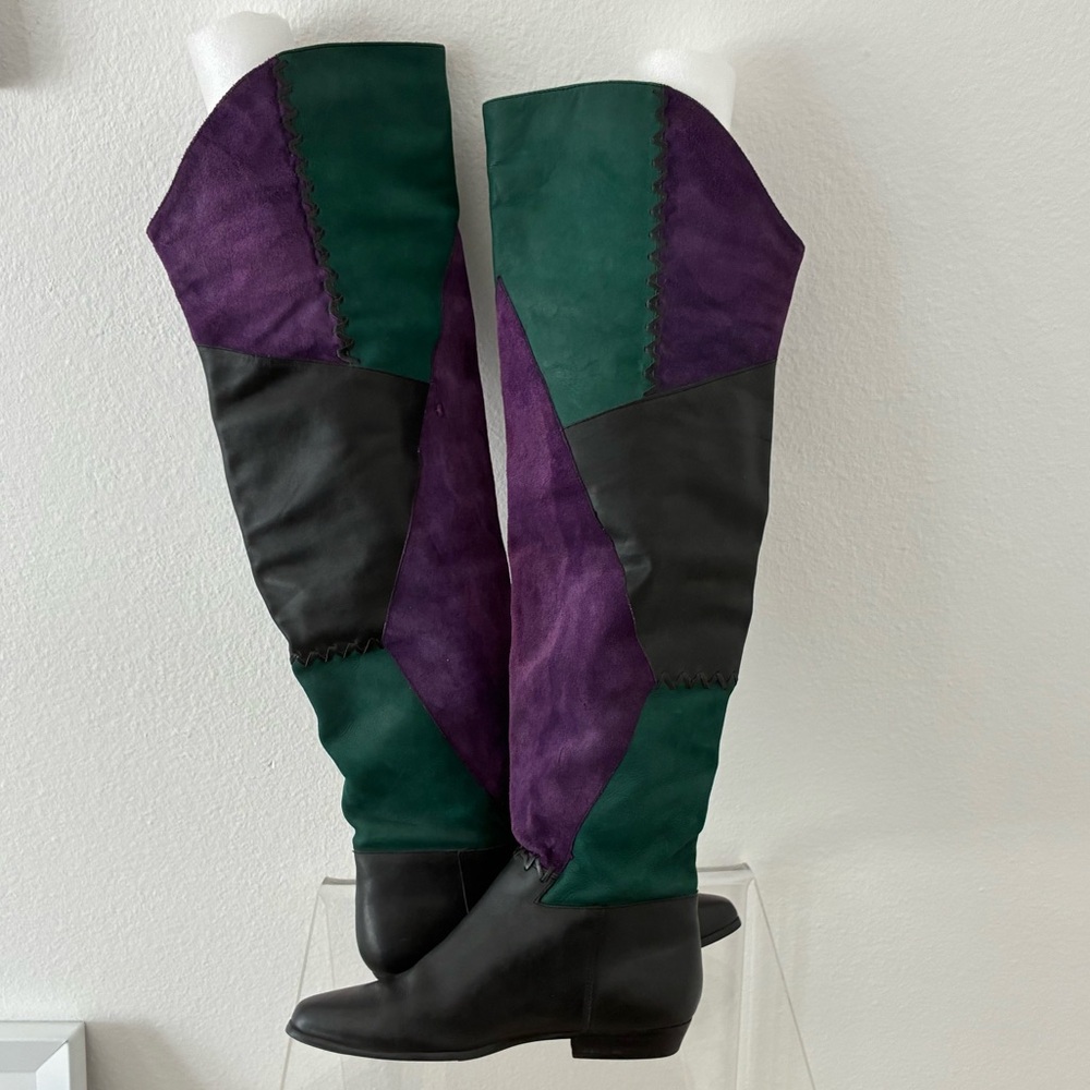Vintage 80s Over the Knee Boots